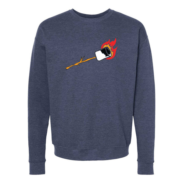 Marshmallow North Dakota Crewneck Sweatshirt