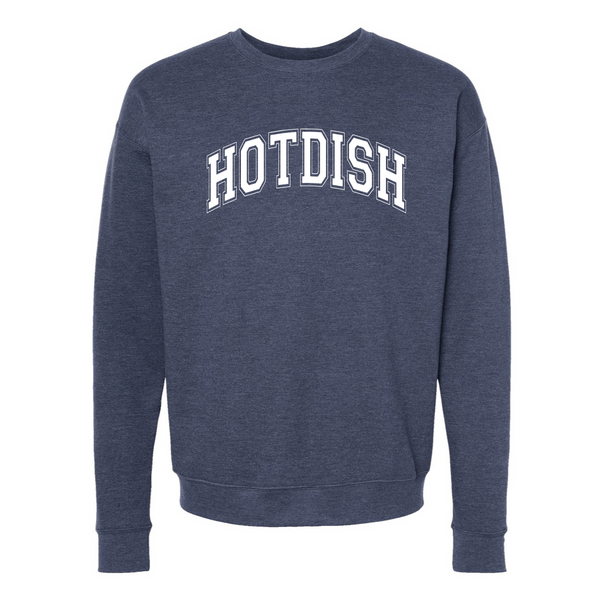 Varsity Hotdish North Dakota Crewneck Sweatshirt