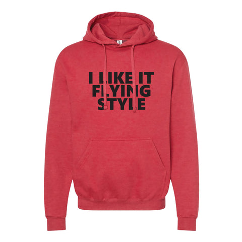 I Like It Flying Style North Dakota Hoodie