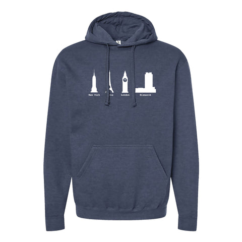 Bismarck Skyscraper North Dakota Hoodie