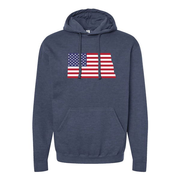 North Dakota USA Flag Hoodie