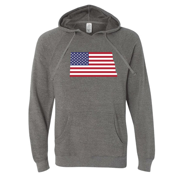 North Dakota USA Flag Hoodie