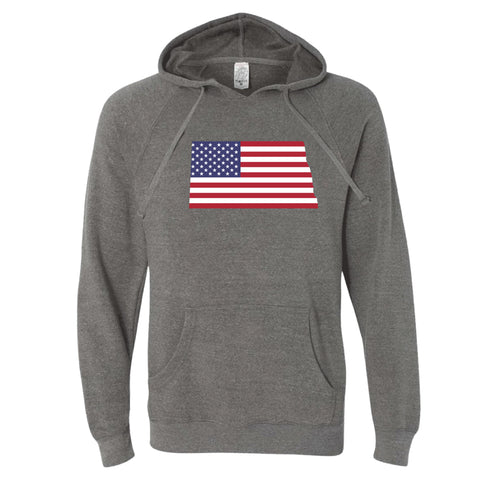 North Dakota USA Flag Hoodie