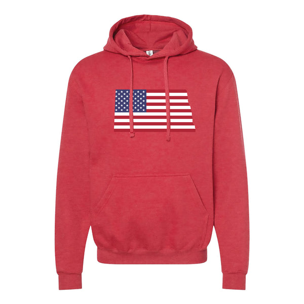 North Dakota USA Flag Hoodie