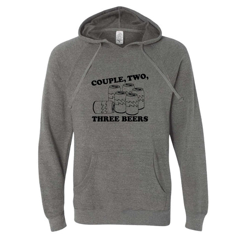Couple, Two, Three Beers North Dakota Hoodie