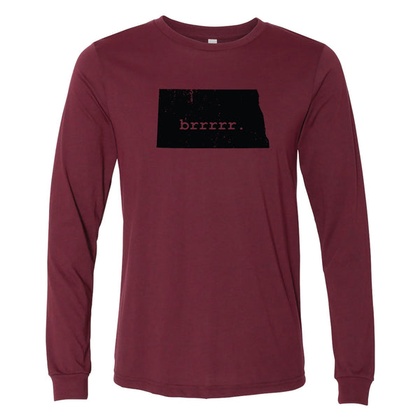 Brrrrr. North Dakota Long Sleeve T-Shirt