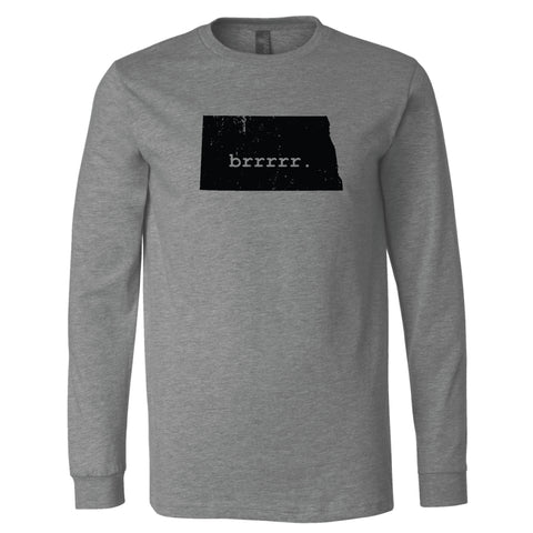 Brrrrr. North Dakota Long Sleeve T-Shirt
