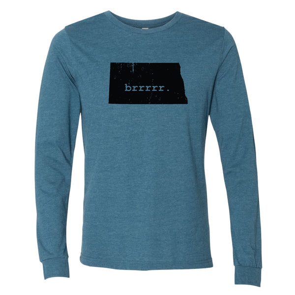 Brrrrr. North Dakota Long Sleeve T-Shirt