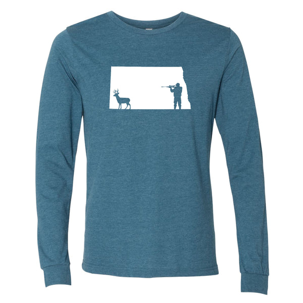 North Dakota Hunting Long Sleeve T-Shirt