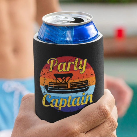 Party Captain Koozie Can Cooler