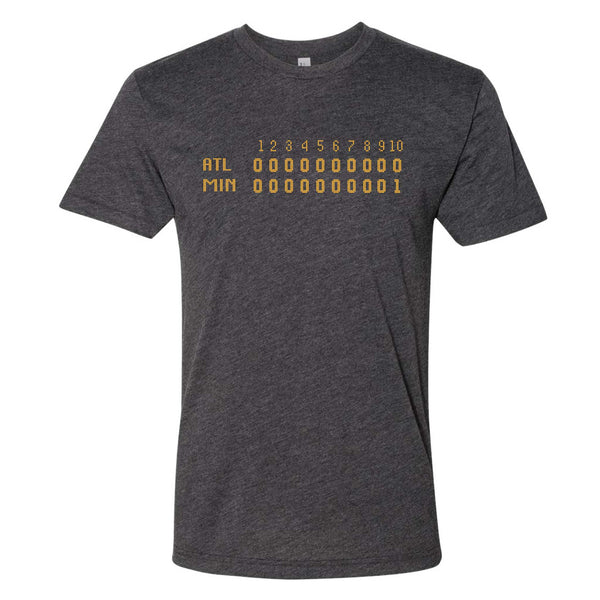 1991 Minnesota Baseball Game 7 Scoreboard T-Shirt