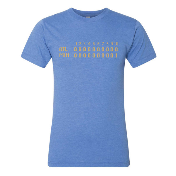 1991 Minnesota Baseball Game 7 Scoreboard T-Shirt