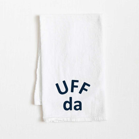 Uff Da North Dakota Flour Sack Towel